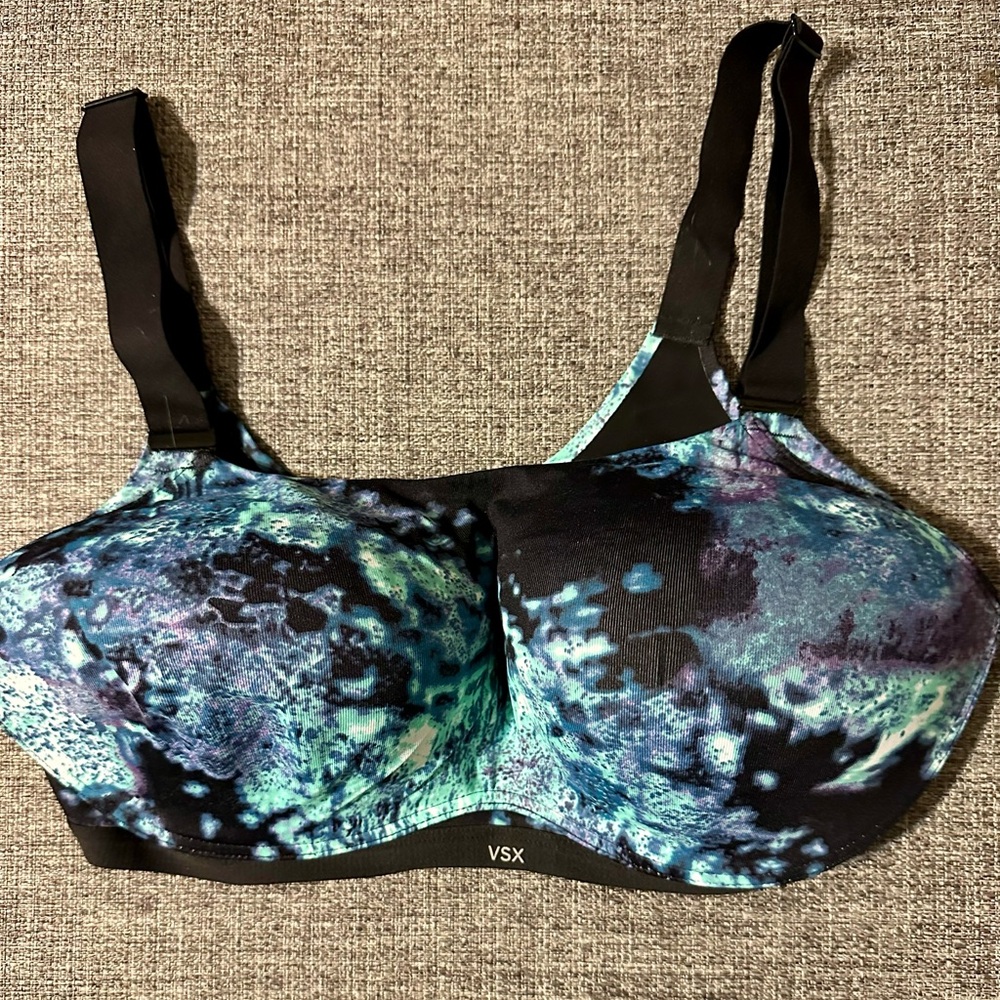 Victorias Secret VSX Multicolor Sports Bra size 38DD